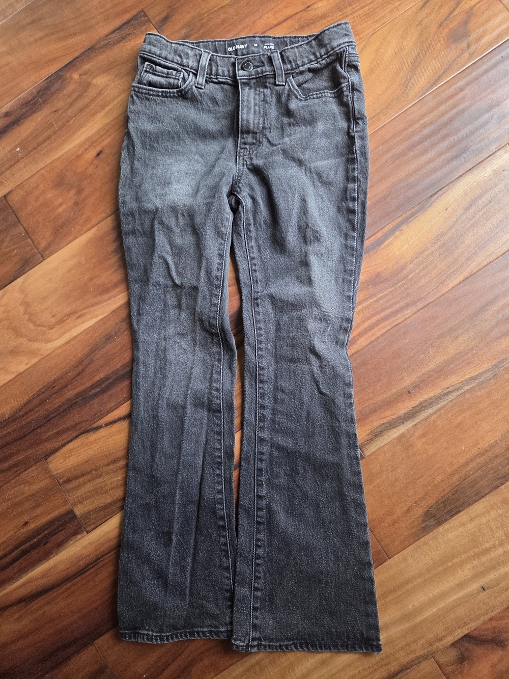 Old Navy Kids Dark Gray/black Flared Jeans